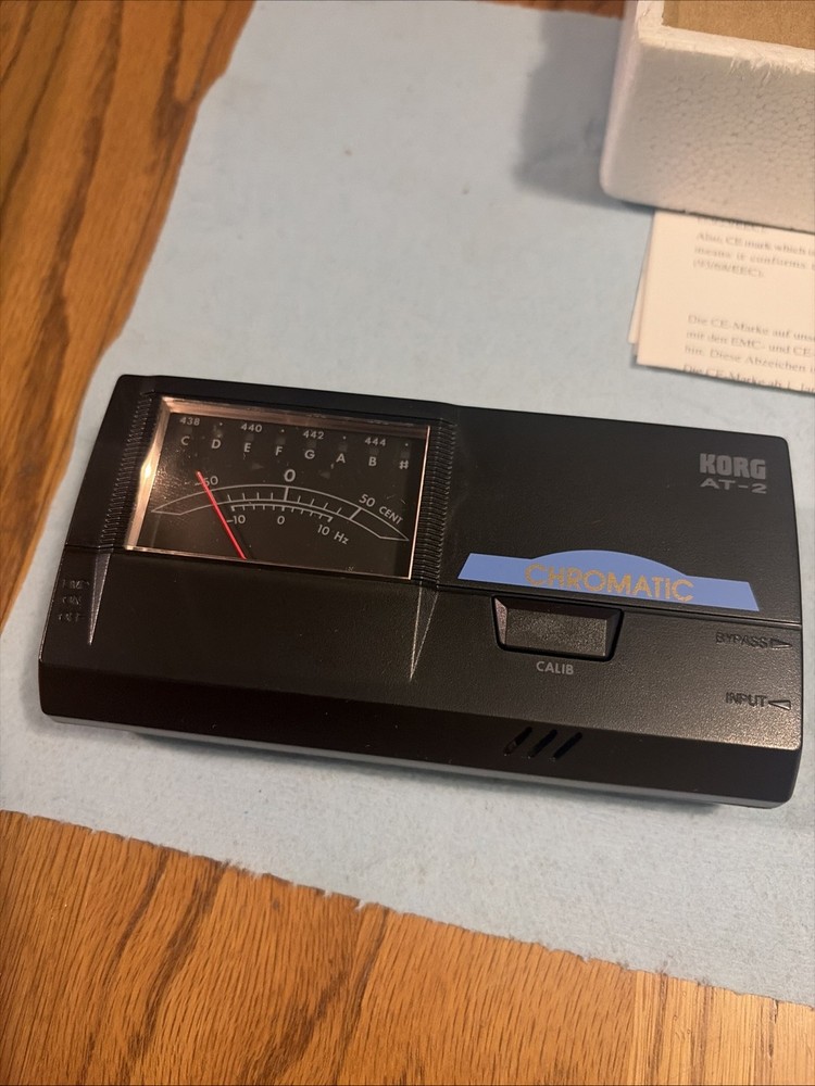 KORG AT-2 Auto Chromatic Tuner with Original Packaging
