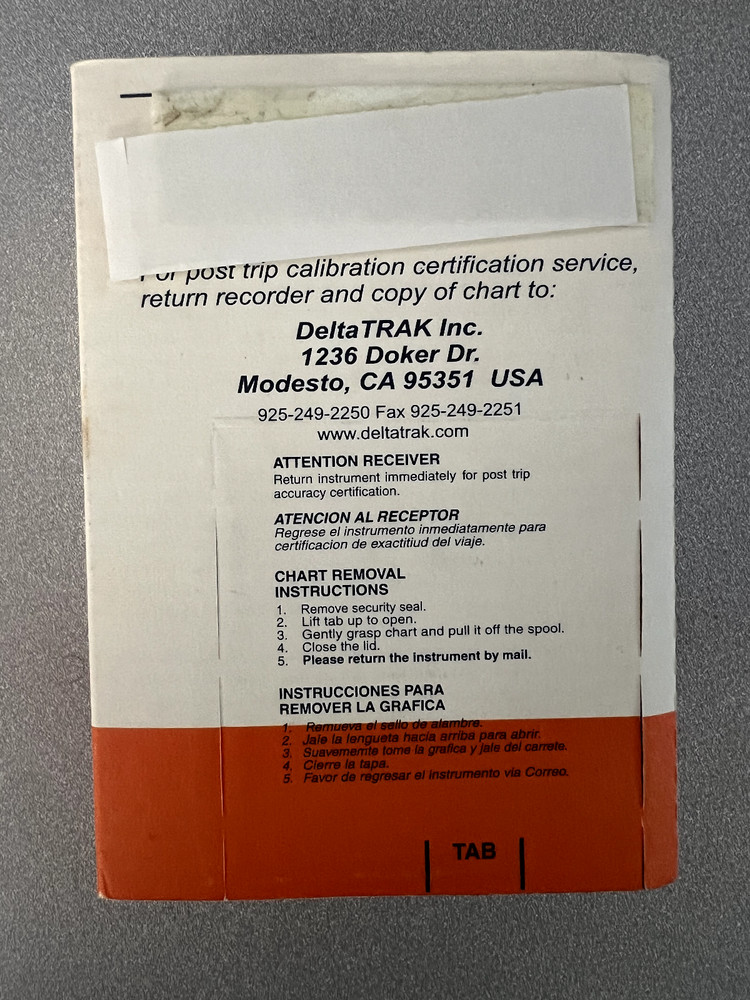 DeltaTRAK Temperature Recorder FREE SHIPPING!