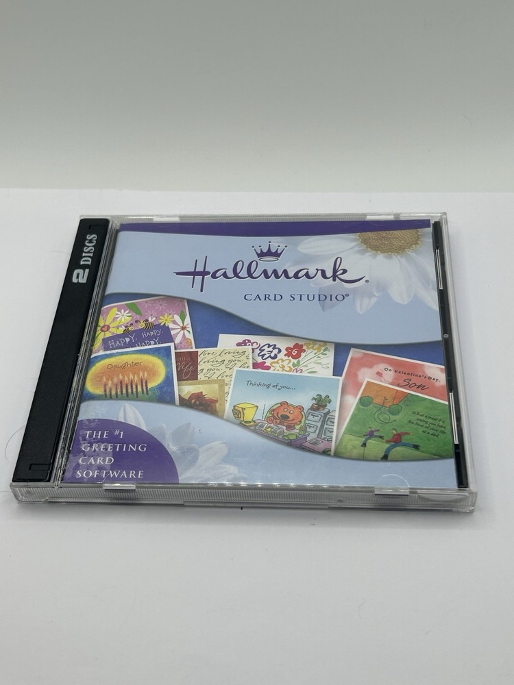 VINTAGE HALLMARK CARD STUDIO 2005 - DESKTOP PUBLISHING SOFTWARE - PC CD