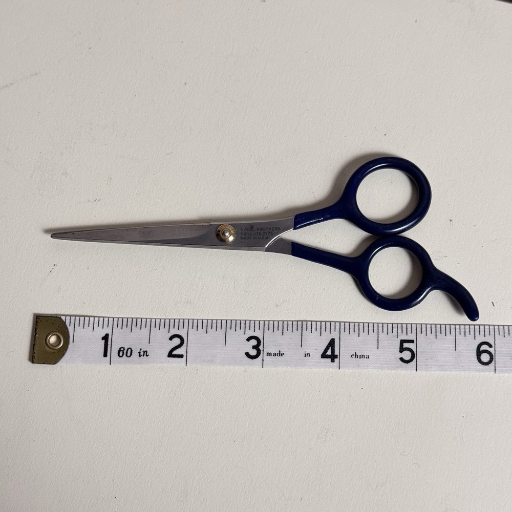 Vtg Vogel Brothers Ice Stainless Eclipse 434 Scissors Barber Fly Tying Tool