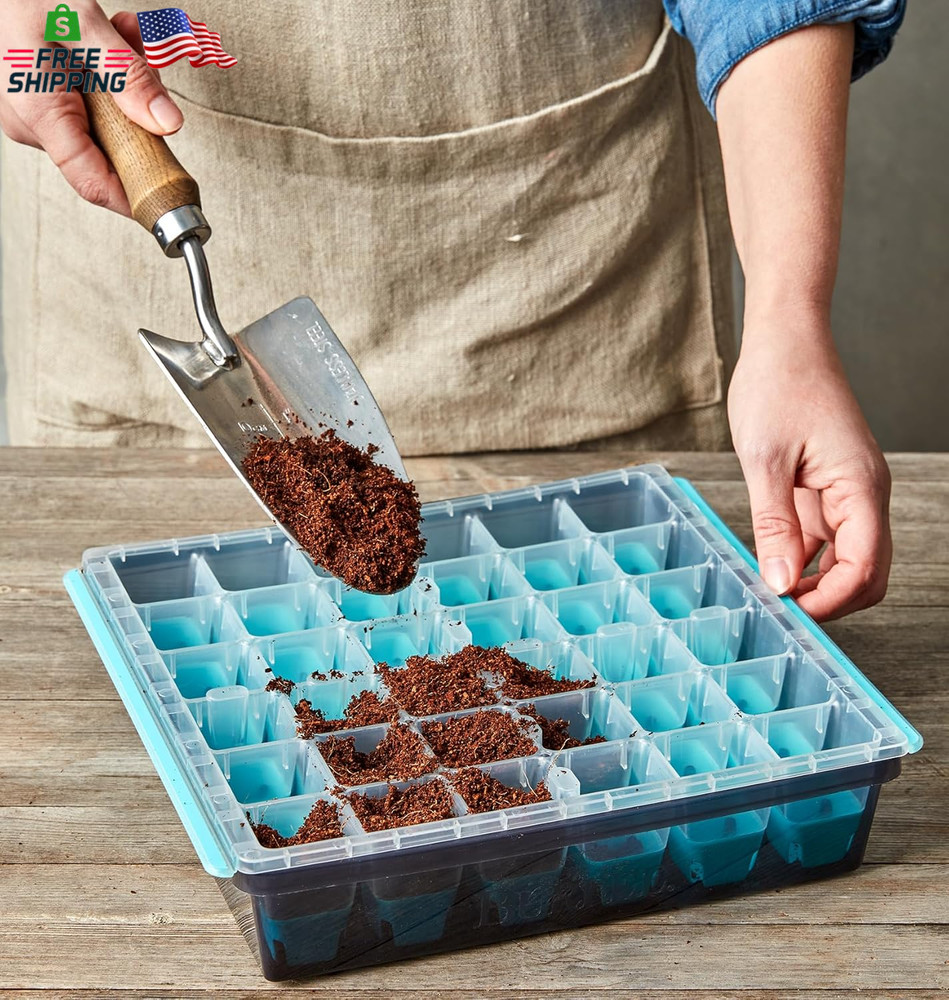 Burpee Superseed Seed Starting Tray | 36 Cell Reusable Seed Starter Tray | for S
