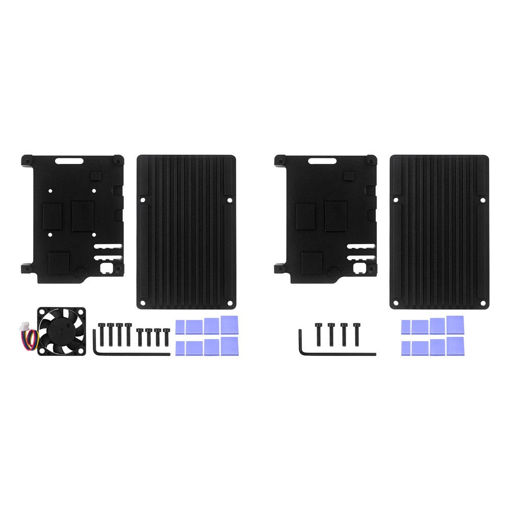 Metal Casing Raspberry pi5 Passive Cooling Casing Optional Cooling Fan US
