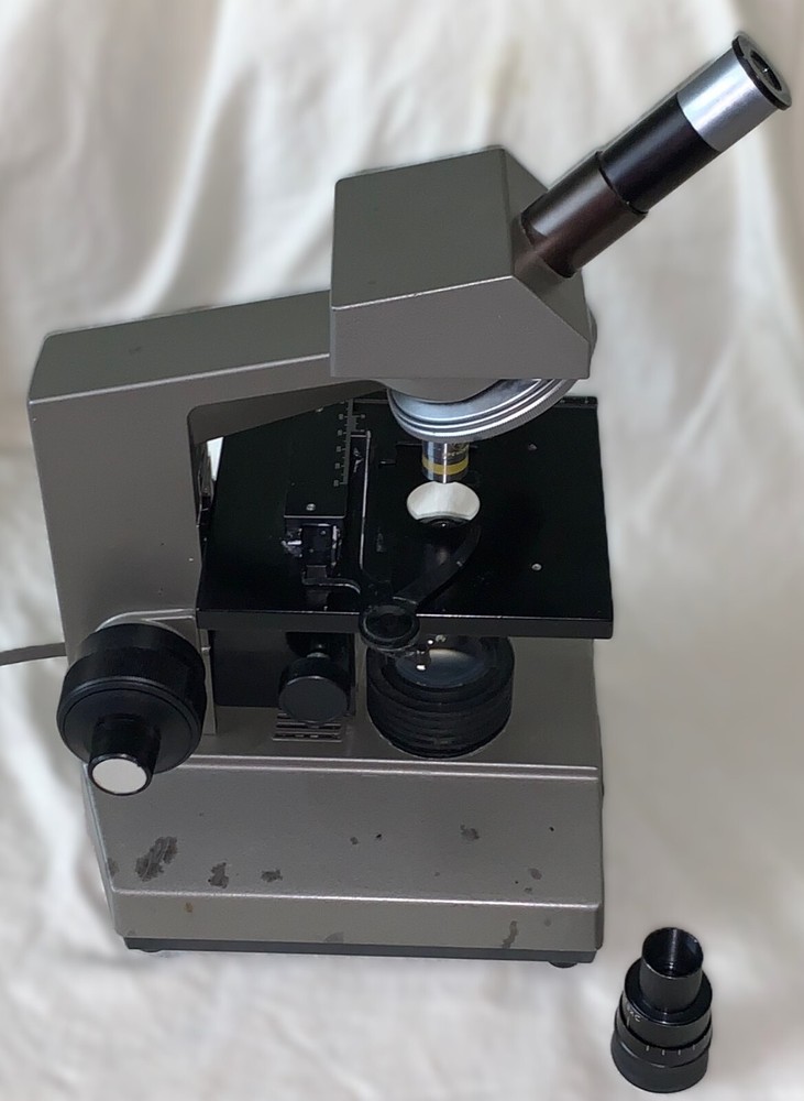 Olympus CH Series Monocular Microscope w/ 2 objective lenses