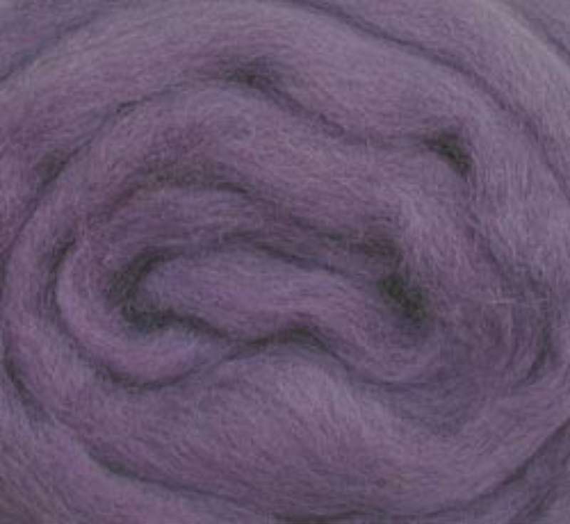 Wool Roving 12" .22oz Lavender