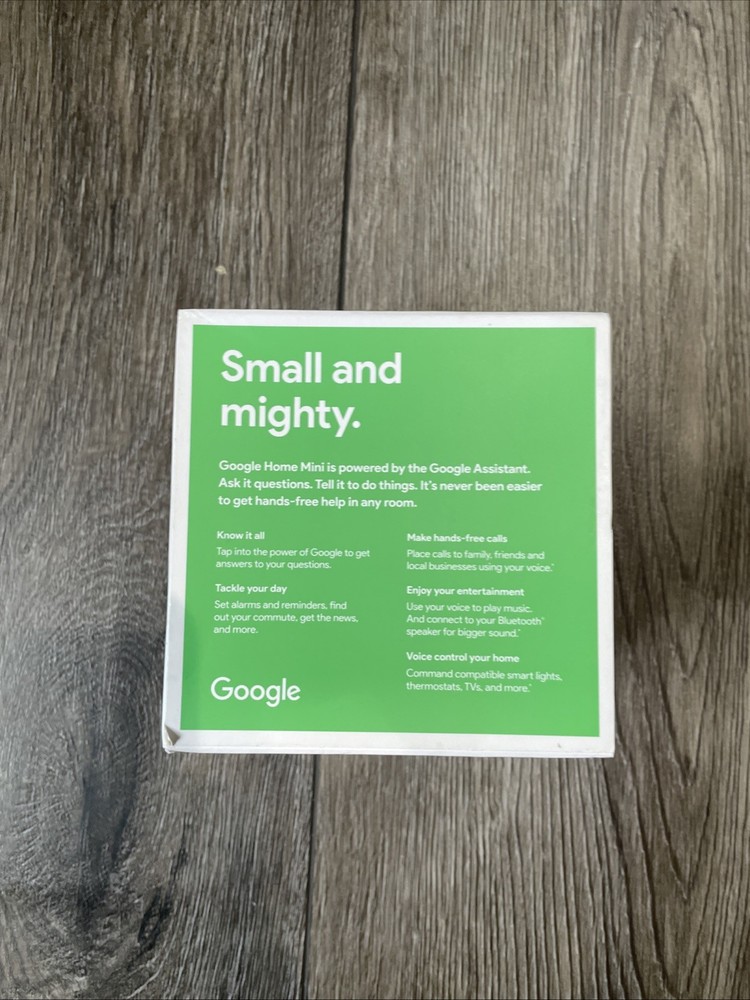 Google Home Mini GA00275-US Smart Speaker with Google Assistant - Aqua