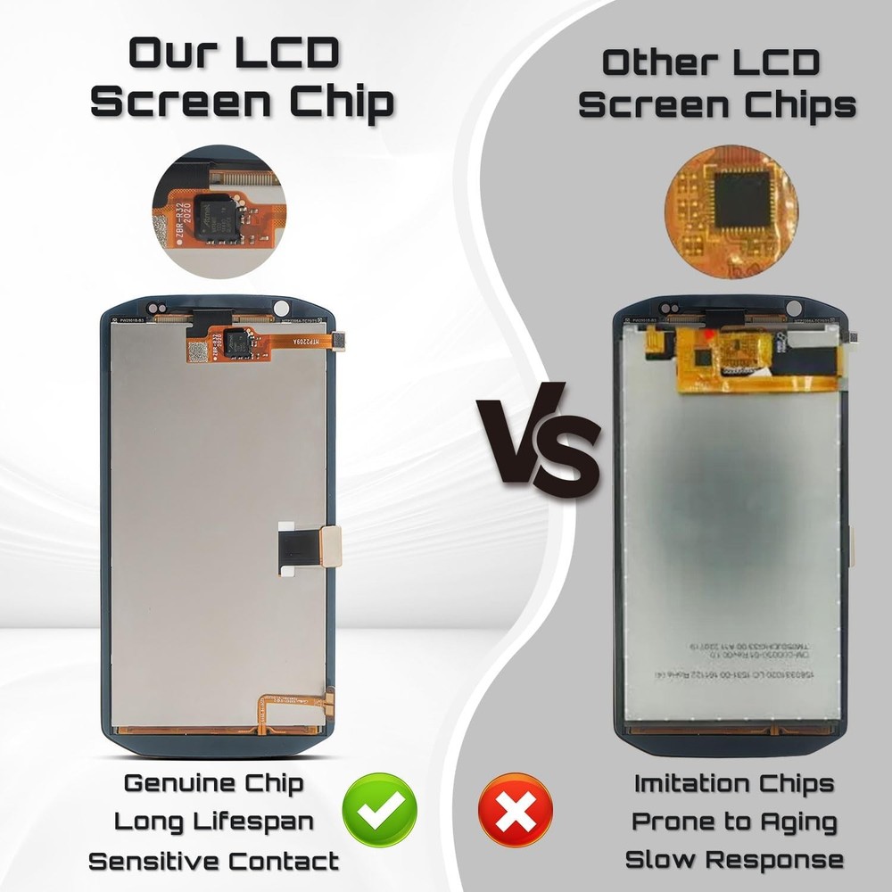 New LCD Touch Display Digitizer Replacement for ZEBRA TC77 Screen