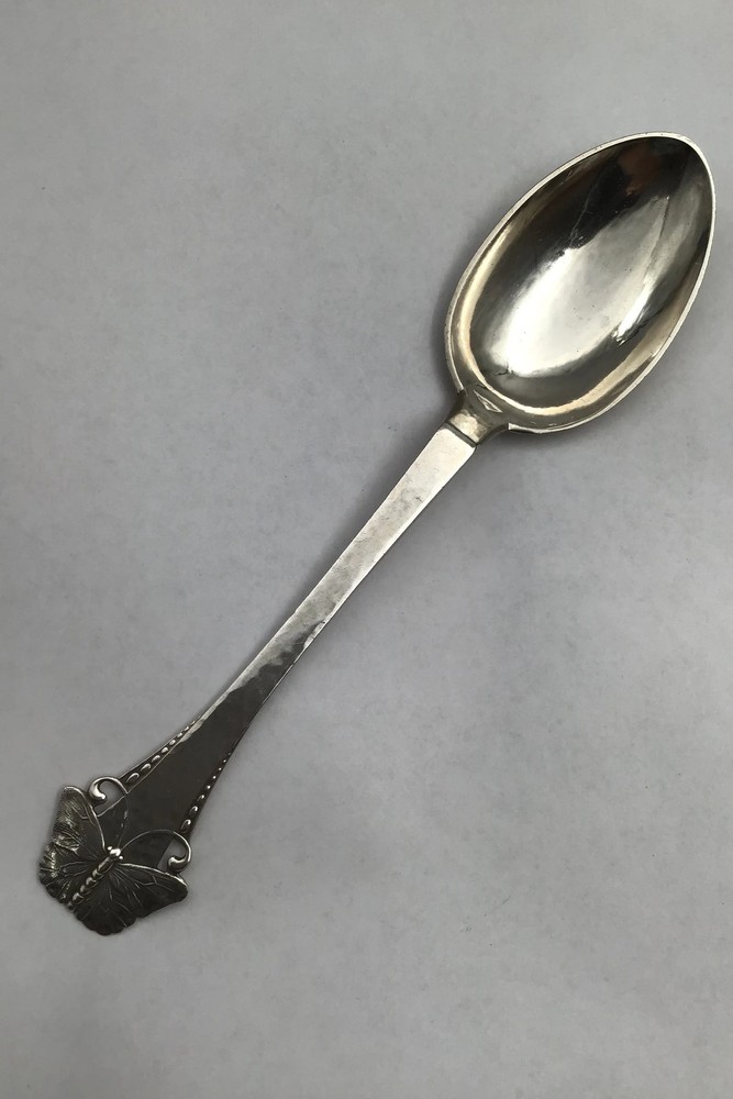 Butterfly Silver Dinner Spoon