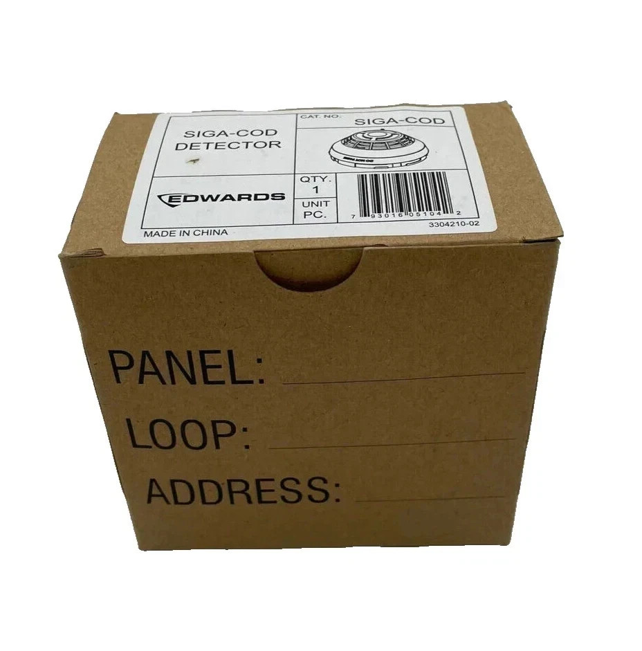 Edwards SIGA-COD Carbon Monoxide Detector - Same Day Shipping