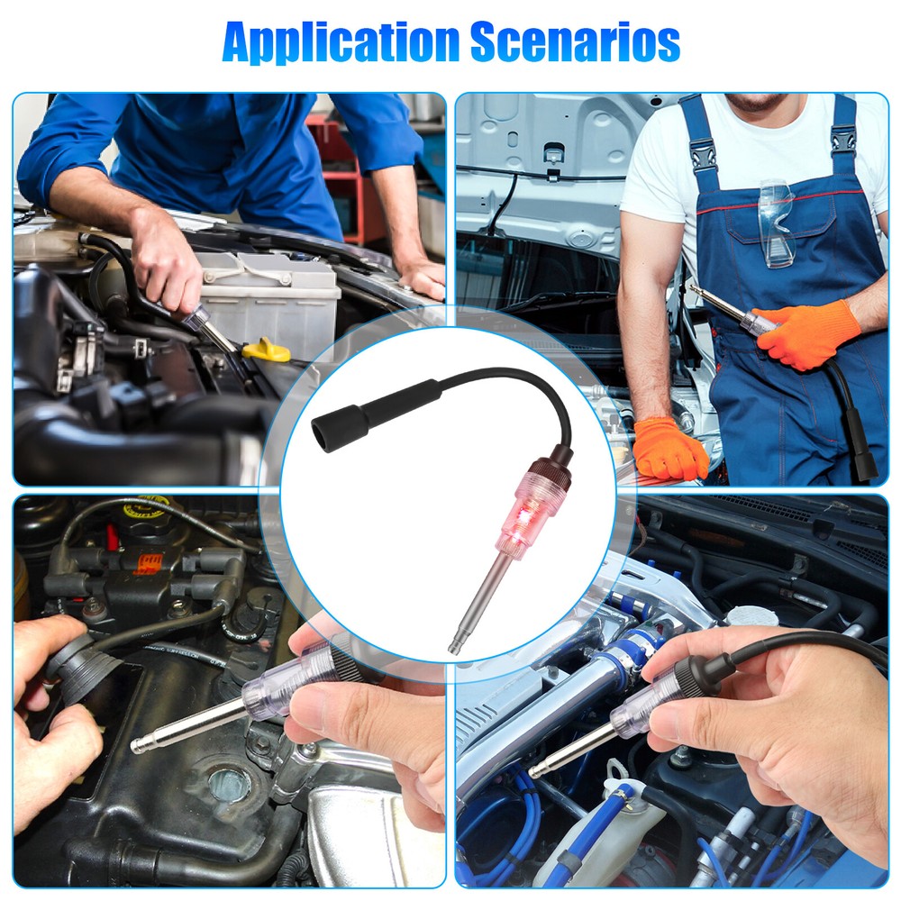 Spark Plug Tester Ignition System Coil Engine In Line Auto Diagnostic Test Tools