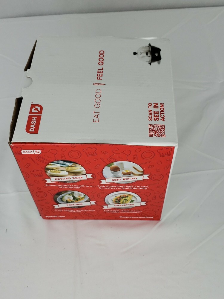 Dash 6 Egg Capacity Electric Egg Cooker Hard Boiled Eggs DEC005TB