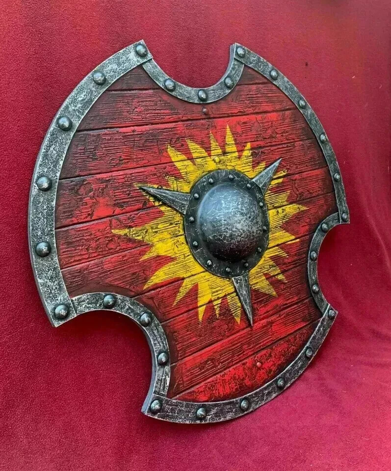 Medieval Valkyrie Authentic Viking Shield, valhalla shield, Round Wooden Shield