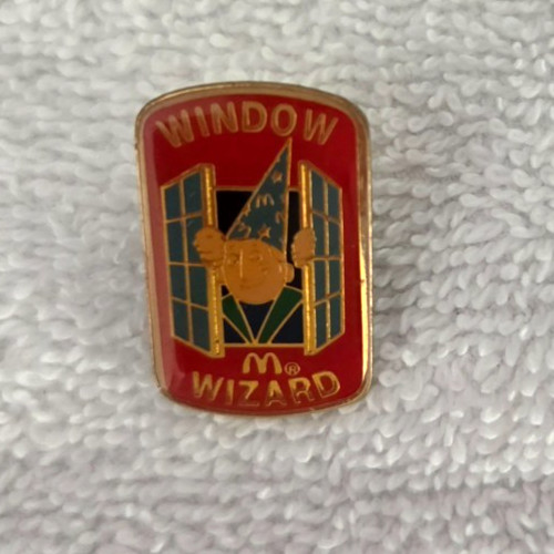 McDonald’s PIN WINDOW WIZARD COLLECTIBLES HTF