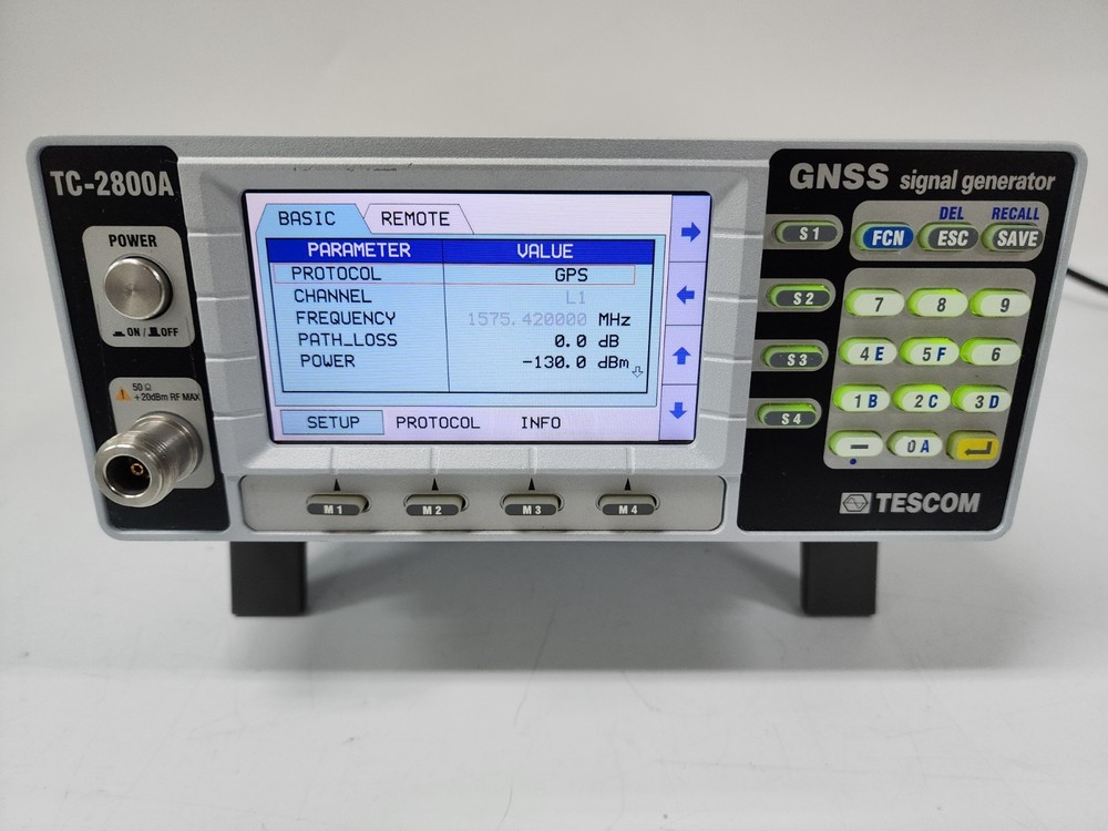 TESCOM TC-2800A GNSS Signal Generator, GPS, GLONASS