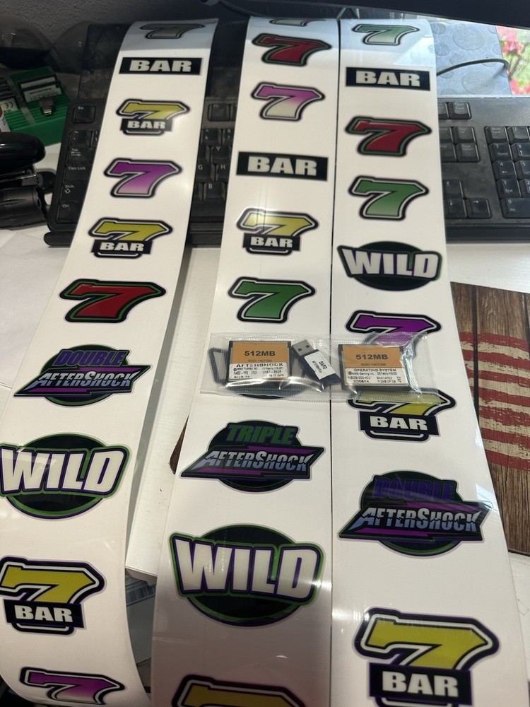 AFTERSHOCK STAND ALONE SOFTWARE  AND REEL STRIPS WMS BB3 SABD