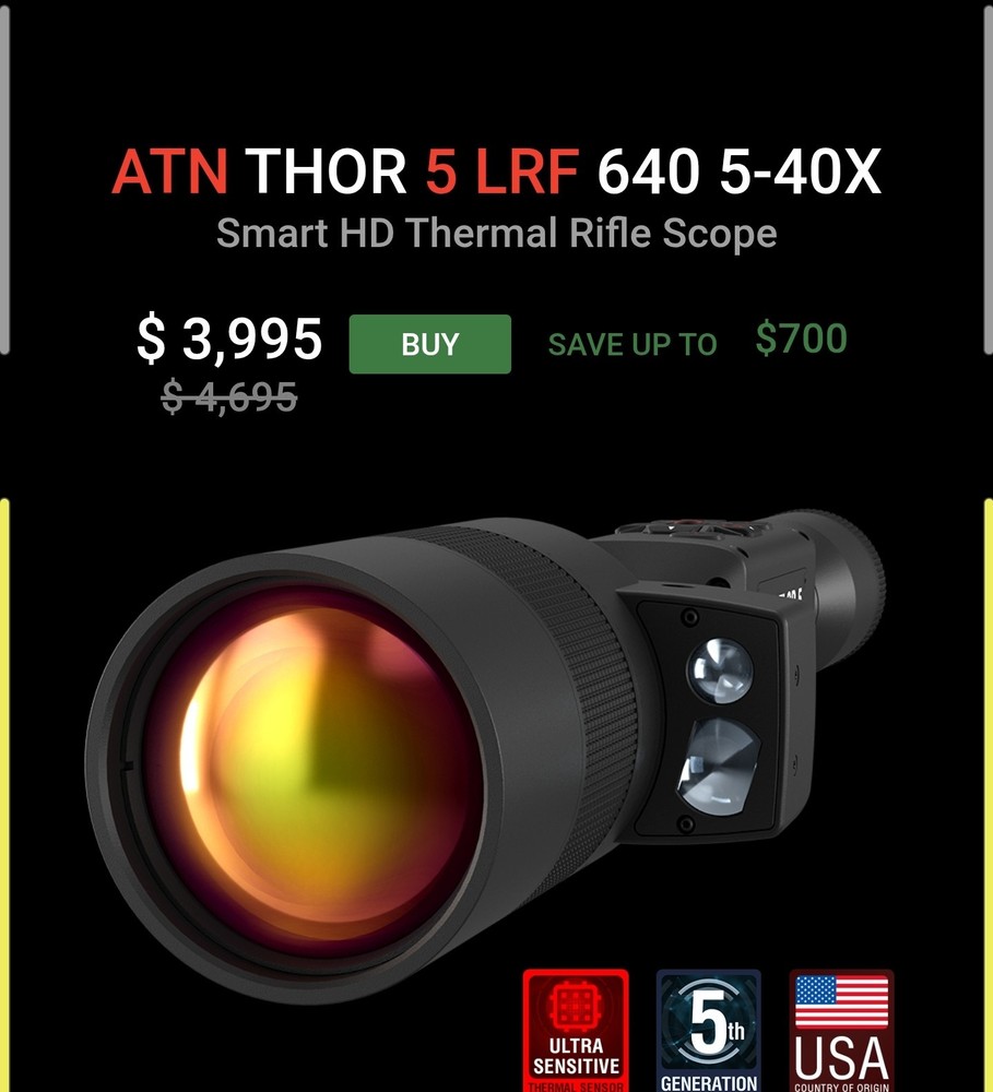 Thor 5 Thermal Scope
