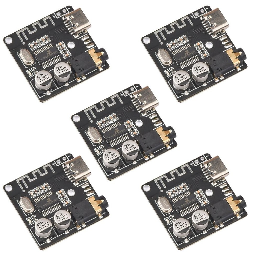 5pcs Bluetooth 5.0 USB-C Decoder Boards - High-Fidelity Audio Module
