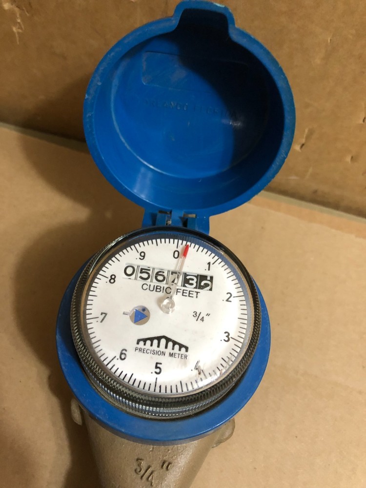 Precision Meters 3/4" MM Series Meter BLUE CAP