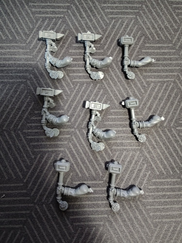 warhammer old world dwarf warrior hammer bits