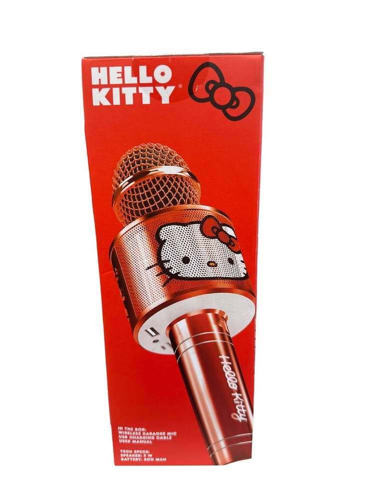 Hello Kitty Karaoke Microphone Wireless/Bluetooth