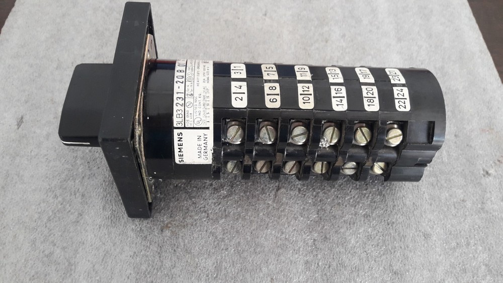 SIEMENS 3LB3231-2QB01 AMMETER SELECTOR SWITCH