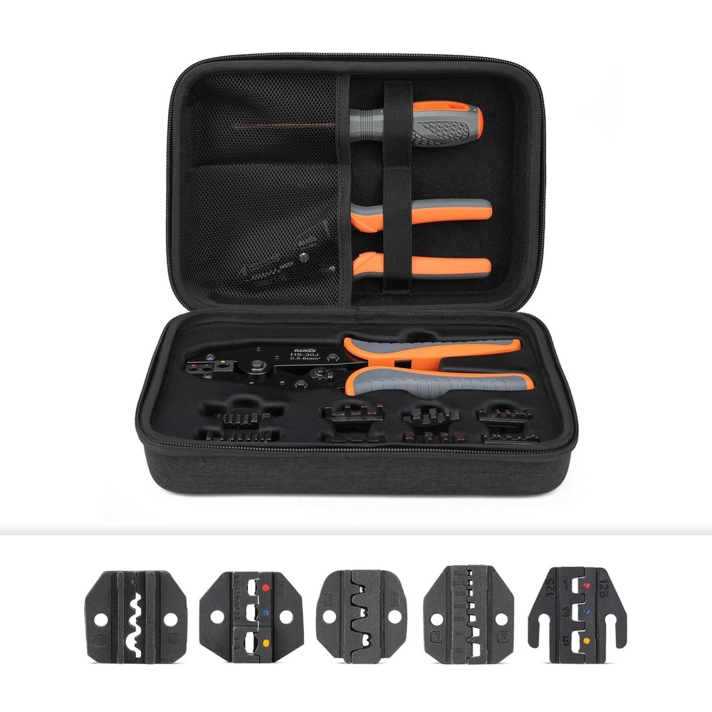 iCrimp Wire Crimping Tool Kit with Wire Stripper and Ratcheting Wire Crimper ...