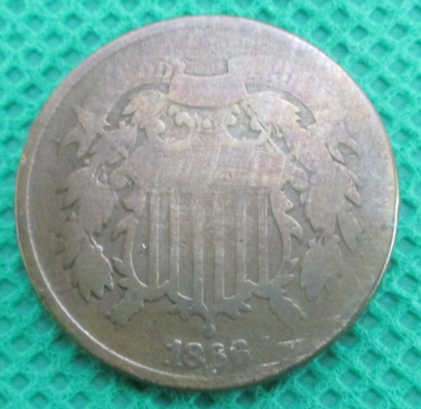 1866 2-CENT PIECE Coin #1!!