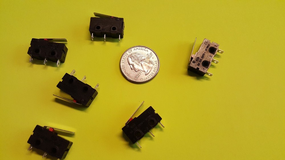 120v 220v 125v 240v Micro Switch - Small Size - 5 amp max