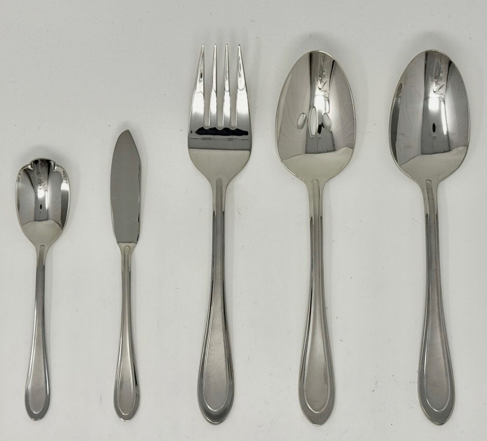 Oneida Joanne Stainless Flatware 5 piece Hostess Serving Set - New