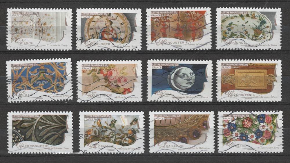France 3572-3583 Decorative Arts (2009 issue)