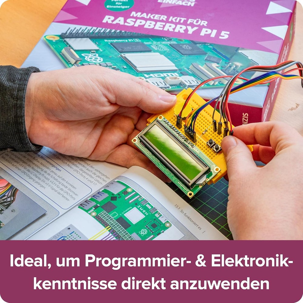 Franzis 67219 Make it easy Raspberry Pi 5 for beginners incl. all components