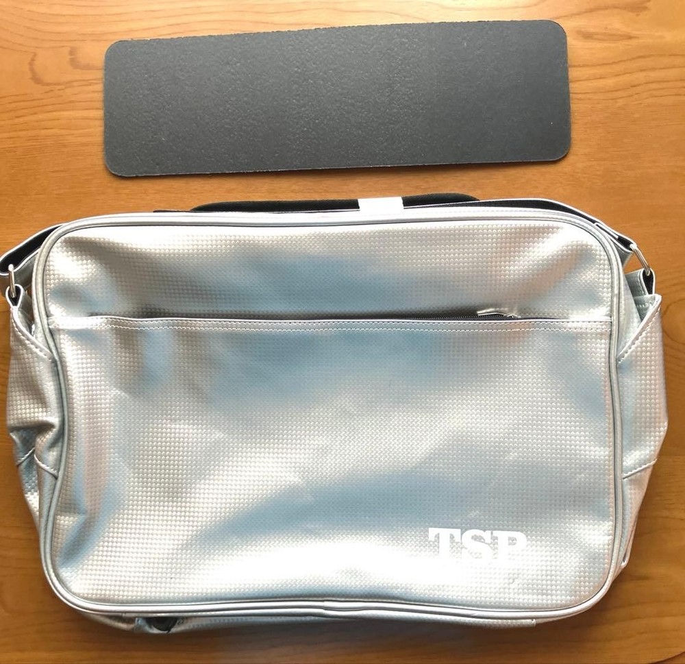 TSP Silver Check Shoulder Bag