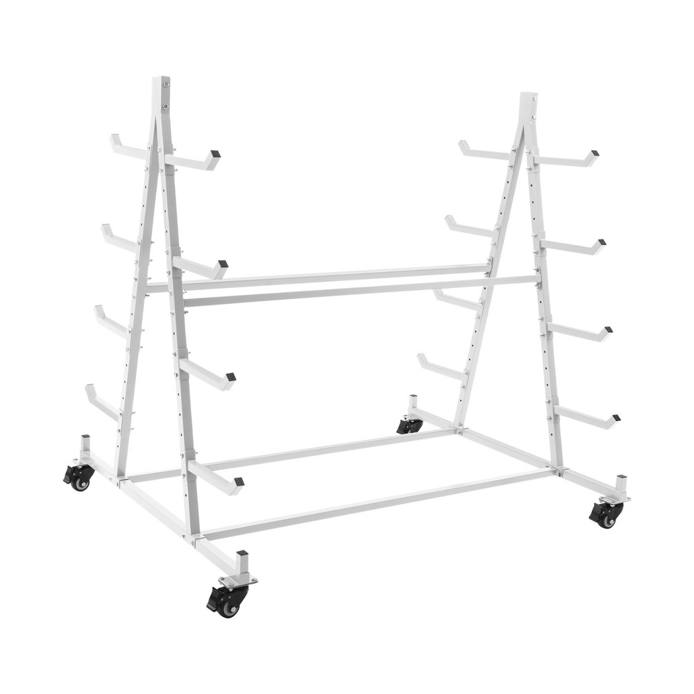 5 Tier Material Handling Conduit Pipe Rack Horizontal Storage Rack w/Wheels