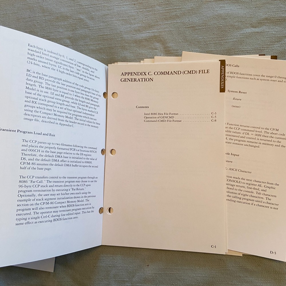 IBM Personal Computer CP/M-86 Operating System Language Series 1st Ed. 1982 Book