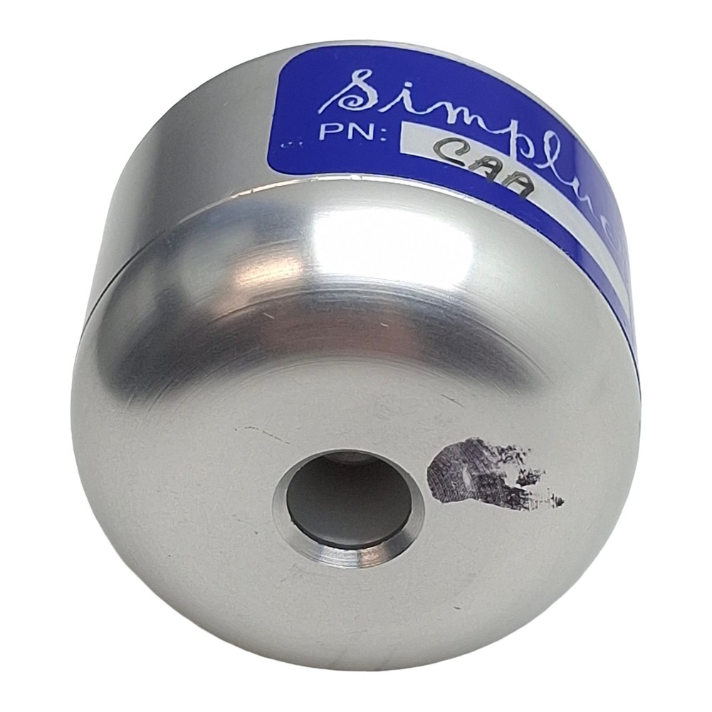 Blockwise CAA Simpluer Panel-Mount Luer Fitting Quick Connector, 80psi, #10-32