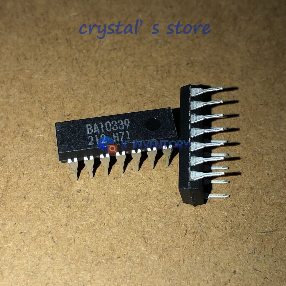 15PCS BA10339 PDIP-14 Analog Comparators QUAD COMPARATOR