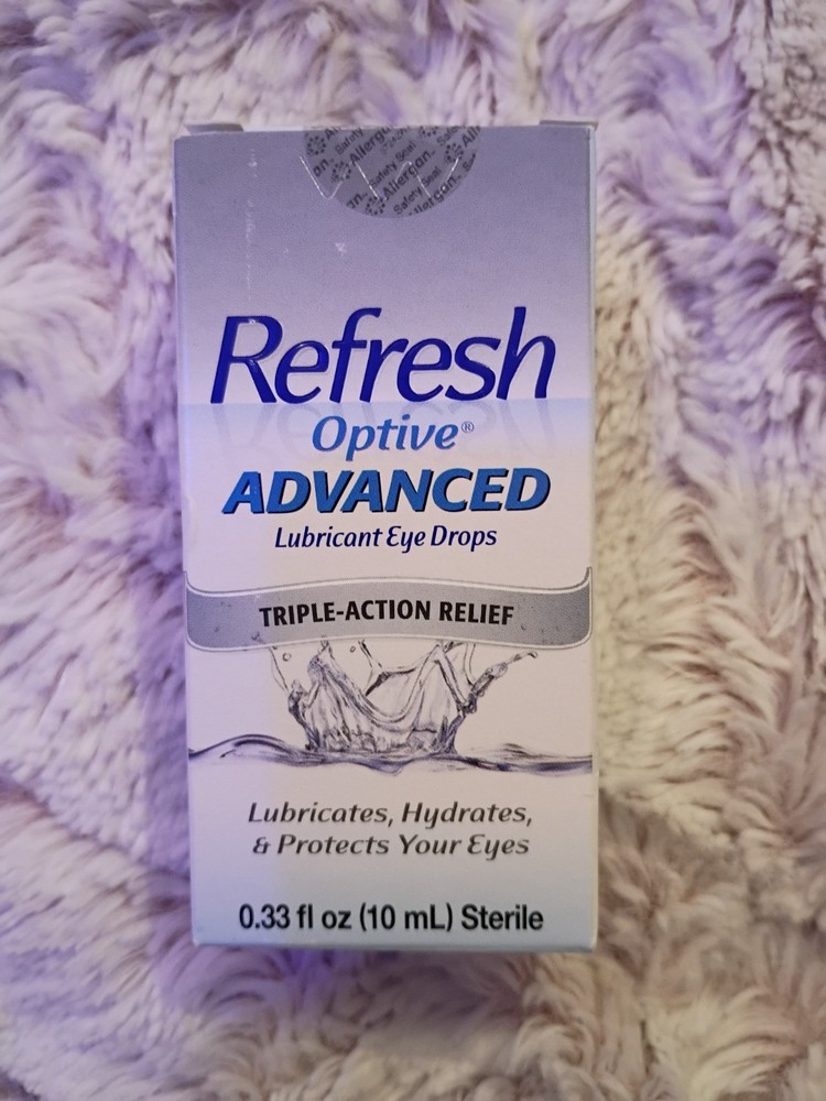 REFRESH Optive Advanced Lubricant Eye Drops - 0.33 Ounces