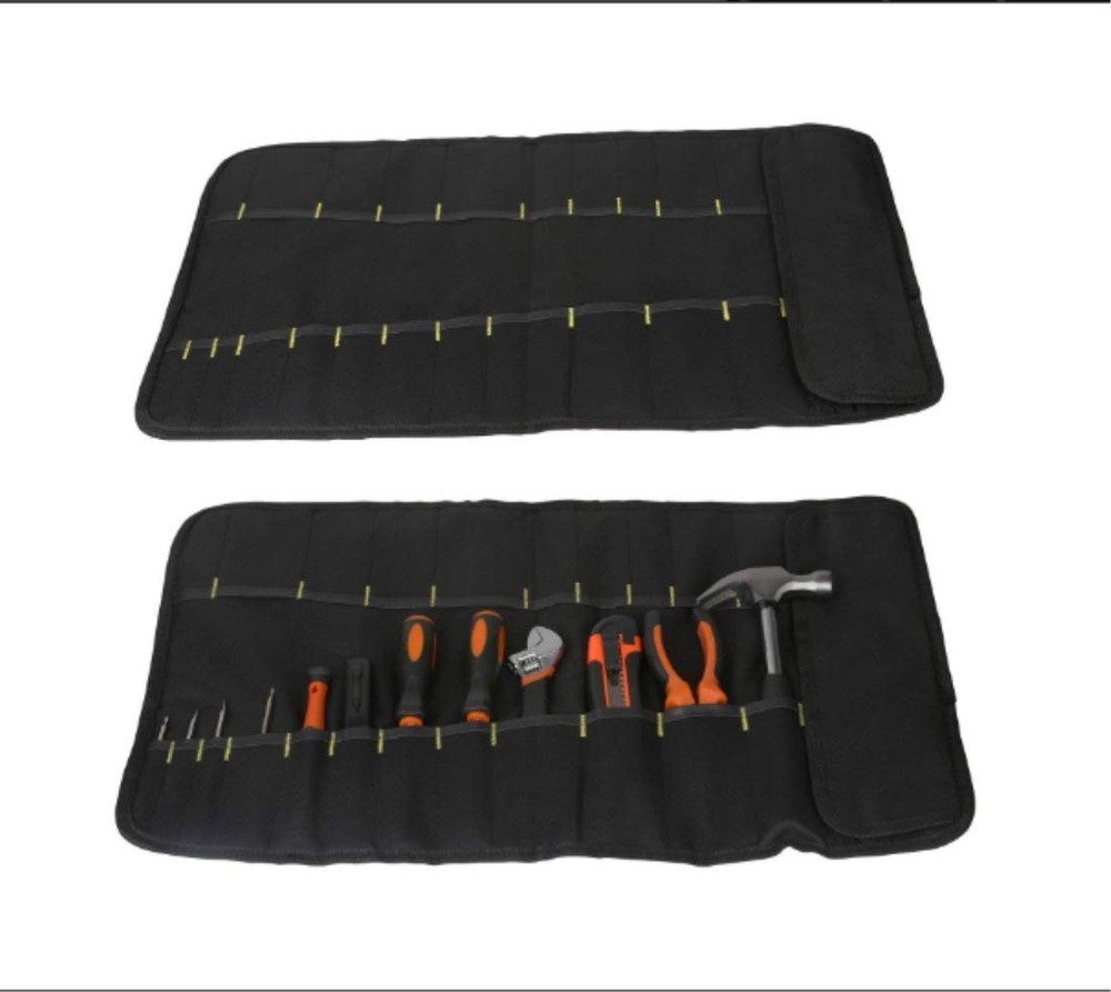 32 Pocket Tool Roll Organizer Wrench Organizer Tool Pouch Wrench Roll Includes