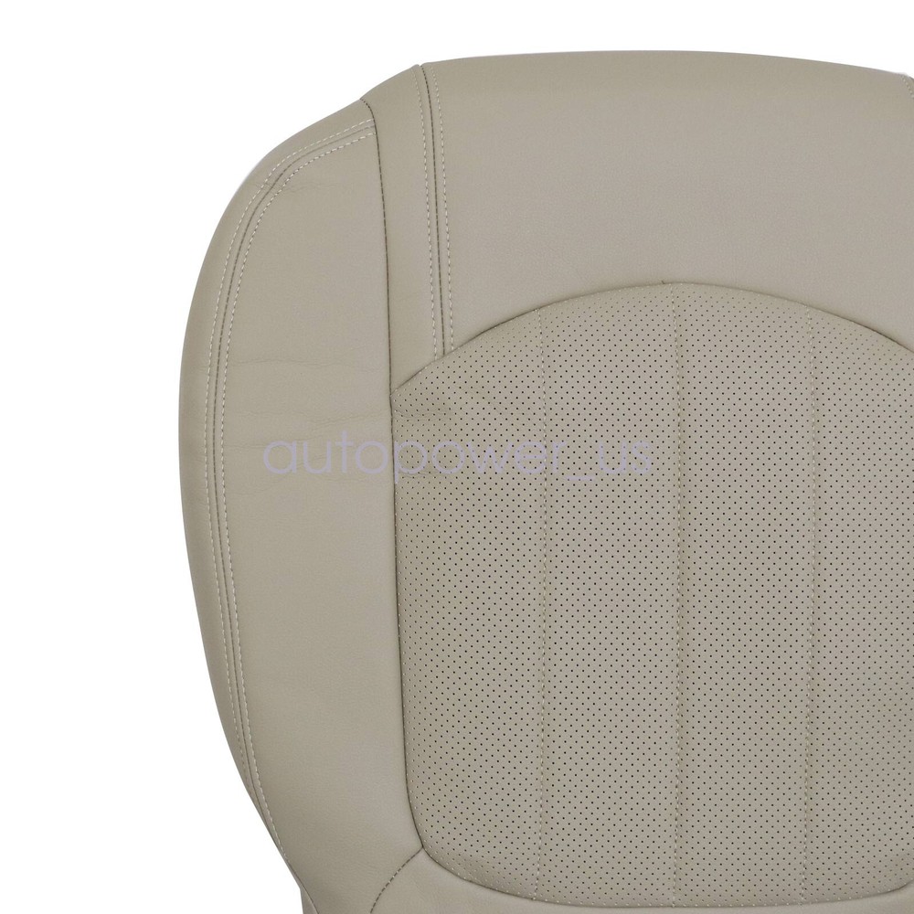 Fits 2008-2012 GMC Acadia Front Both Side Perforated Leather Seat Cover Tan 4PCS