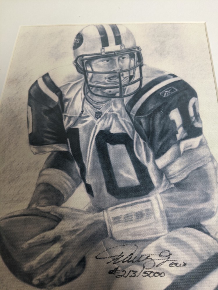 Framed Sketch of Chad Pennington