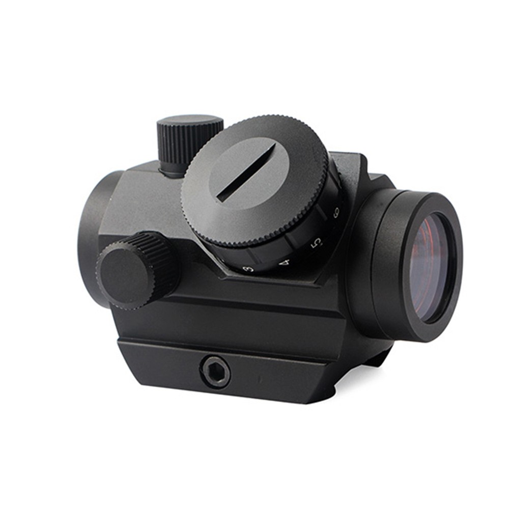 Micro Red Dot Sight Scope 3 MOA 1x25mm Reflex Sight W/ 1'' Riser 20mm Rail Mount