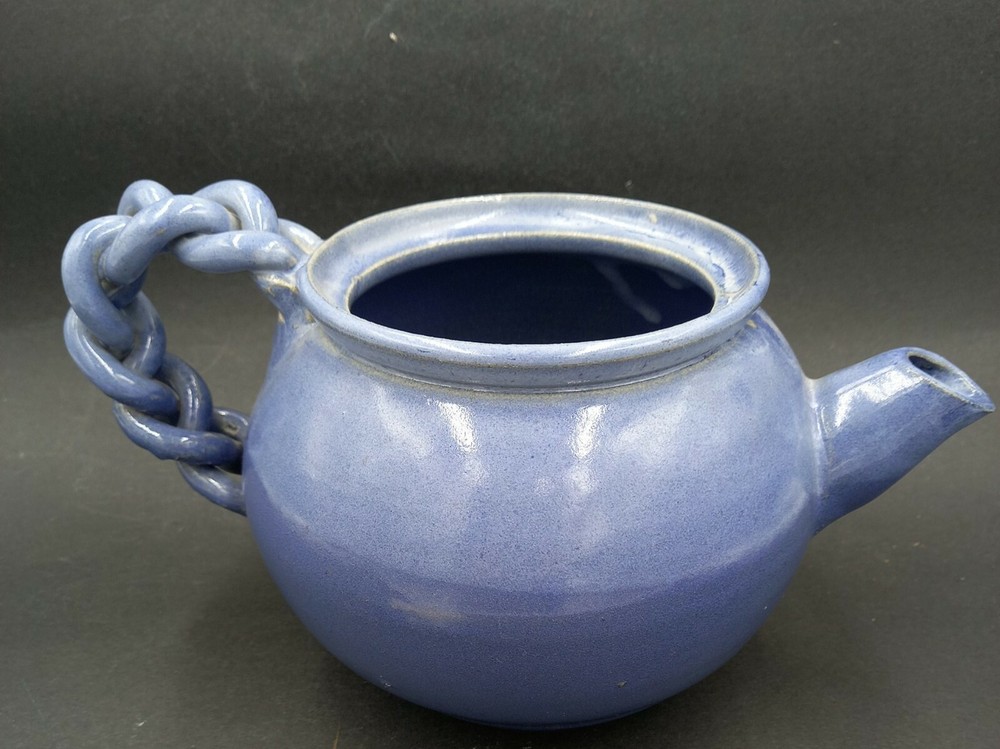 Hand Made Glazed Pottery Tea Pot Teapot