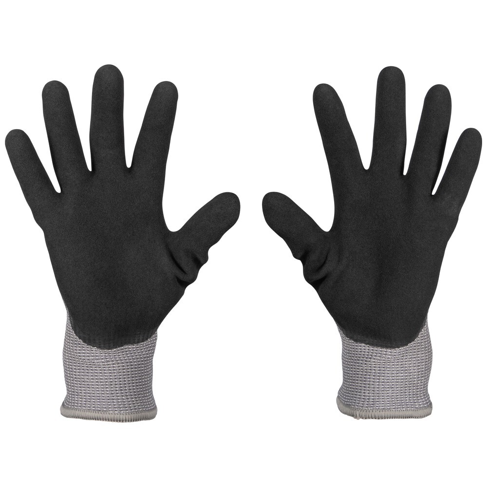 Klein Tools 60838 Winter Knit Dipped Gloves, Cut Level A4, Touchscreen, Medium