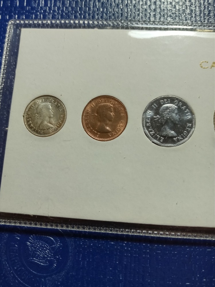 Canada 1954 coin set