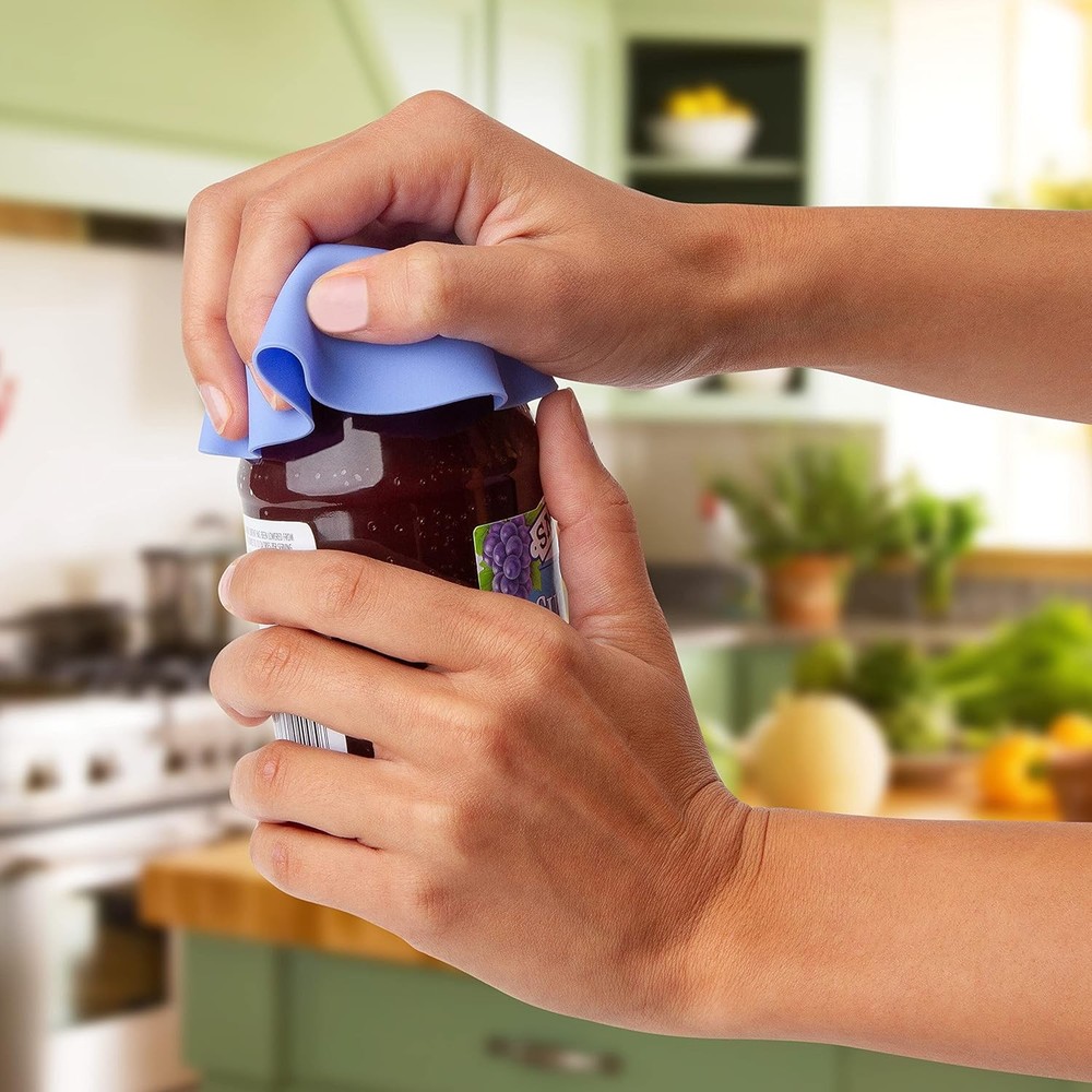 4 Pack Jar Opener Rubber Gripper for Weak or Arthritic Hands Non-Tear