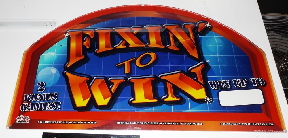 Bally Alpha 2 Game Software & Glass Kit - "FIXIN' TO WIN"