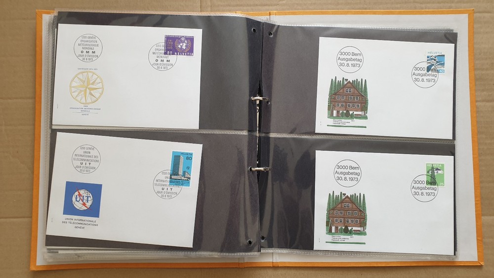 Switzerland Stamps: 49 FDC Covers #A3176
