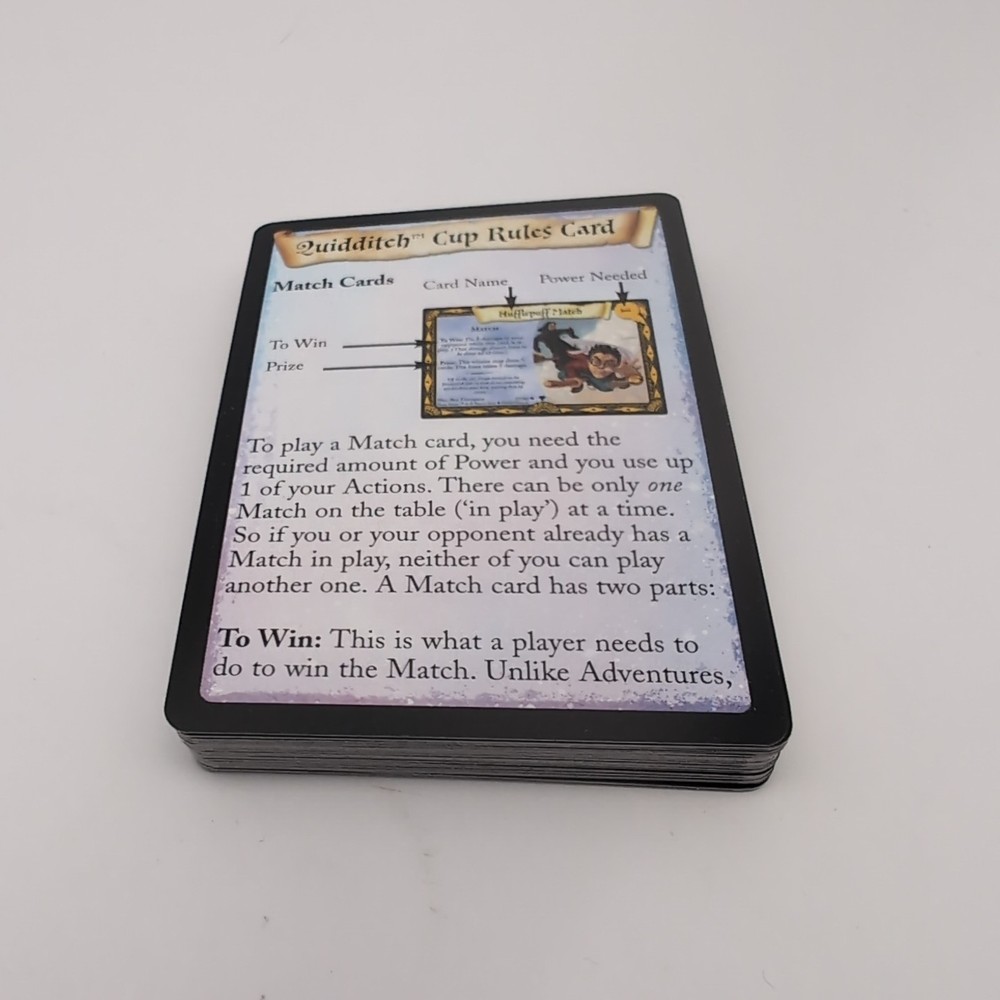 FULL COMMON SET: Harry Potter TCG QUIDDITCH CUP SET