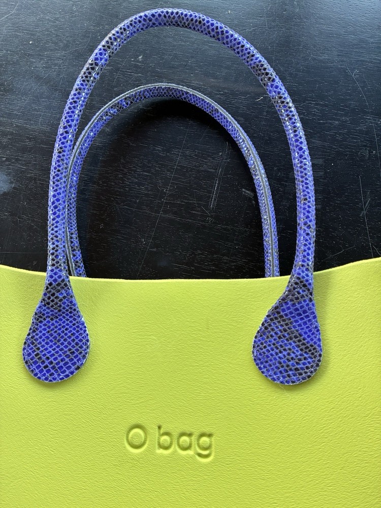 O Bag Classic Handbag, Green/Purple