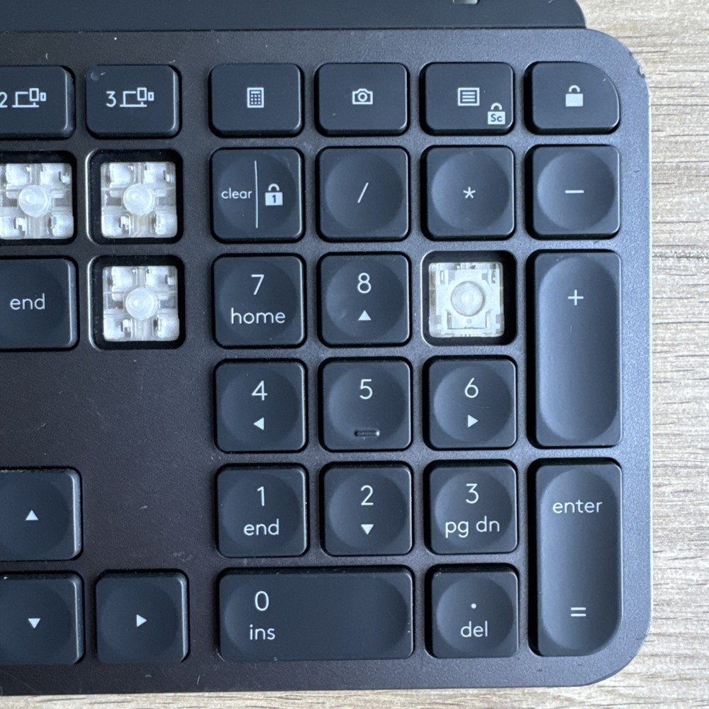 Logitech MX Keys Keyboard ~ Replacement Key & Switch Part ~ Graphite Not Keys S