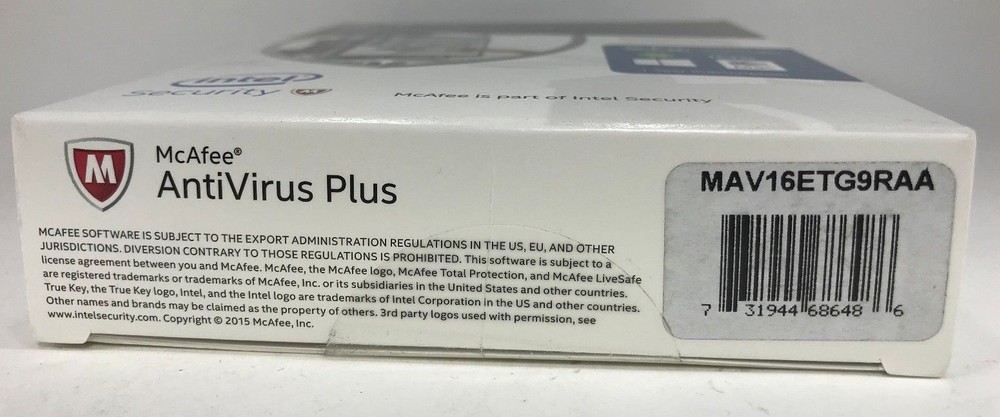 McAfee - MAV16ETG9RAA - AntiVirus Plus